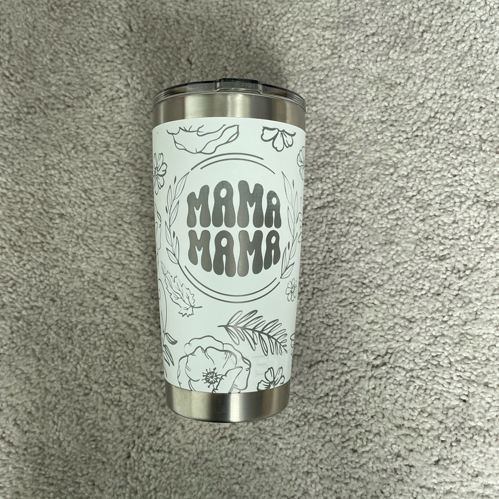 Mama engraved yeti